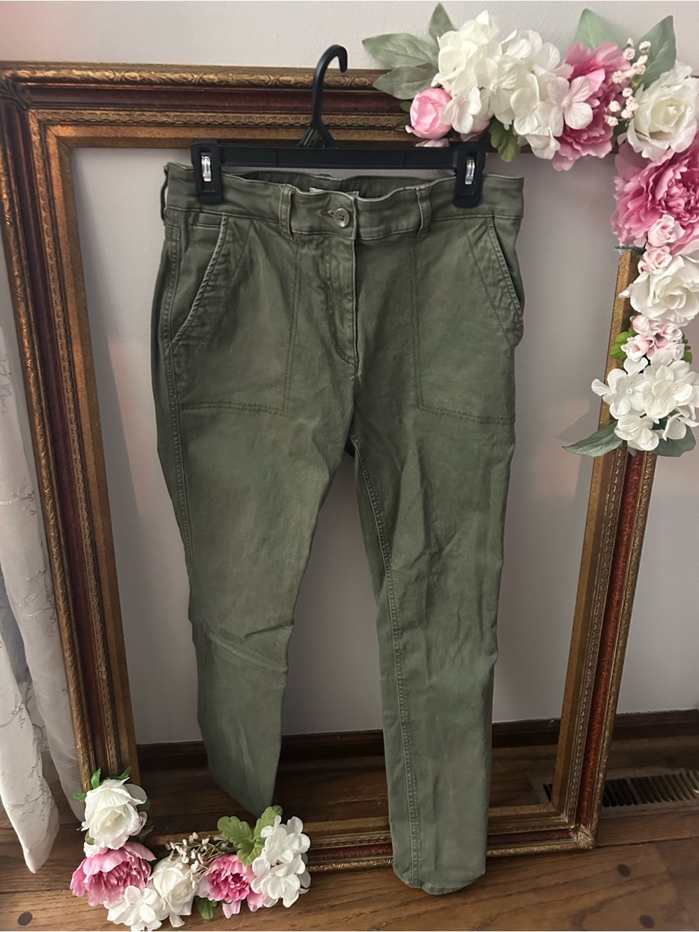 LOFT Olive Green Women's Utility Pants